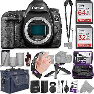 Canon EOS 5D Mark IV Camera Body - Full Frame SLR Bundle