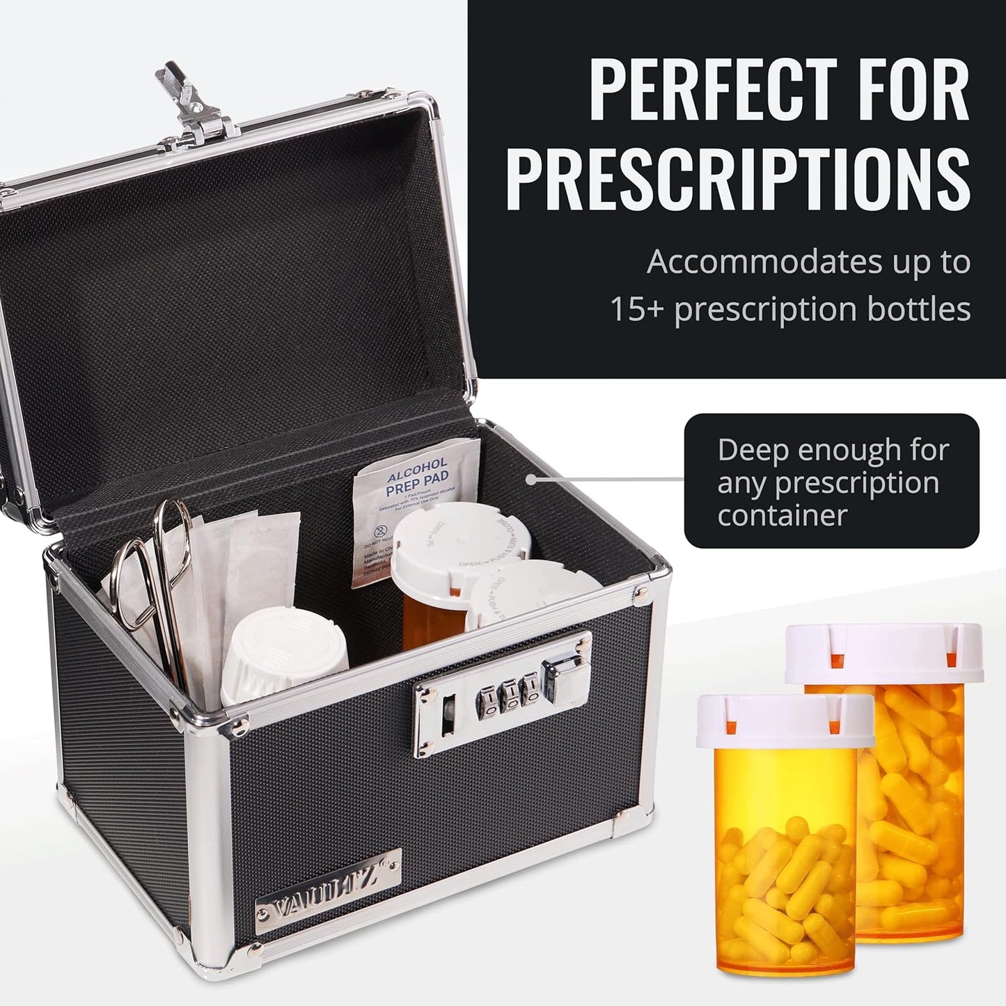Vaultz VZ00102 Black Combination Lock Box
