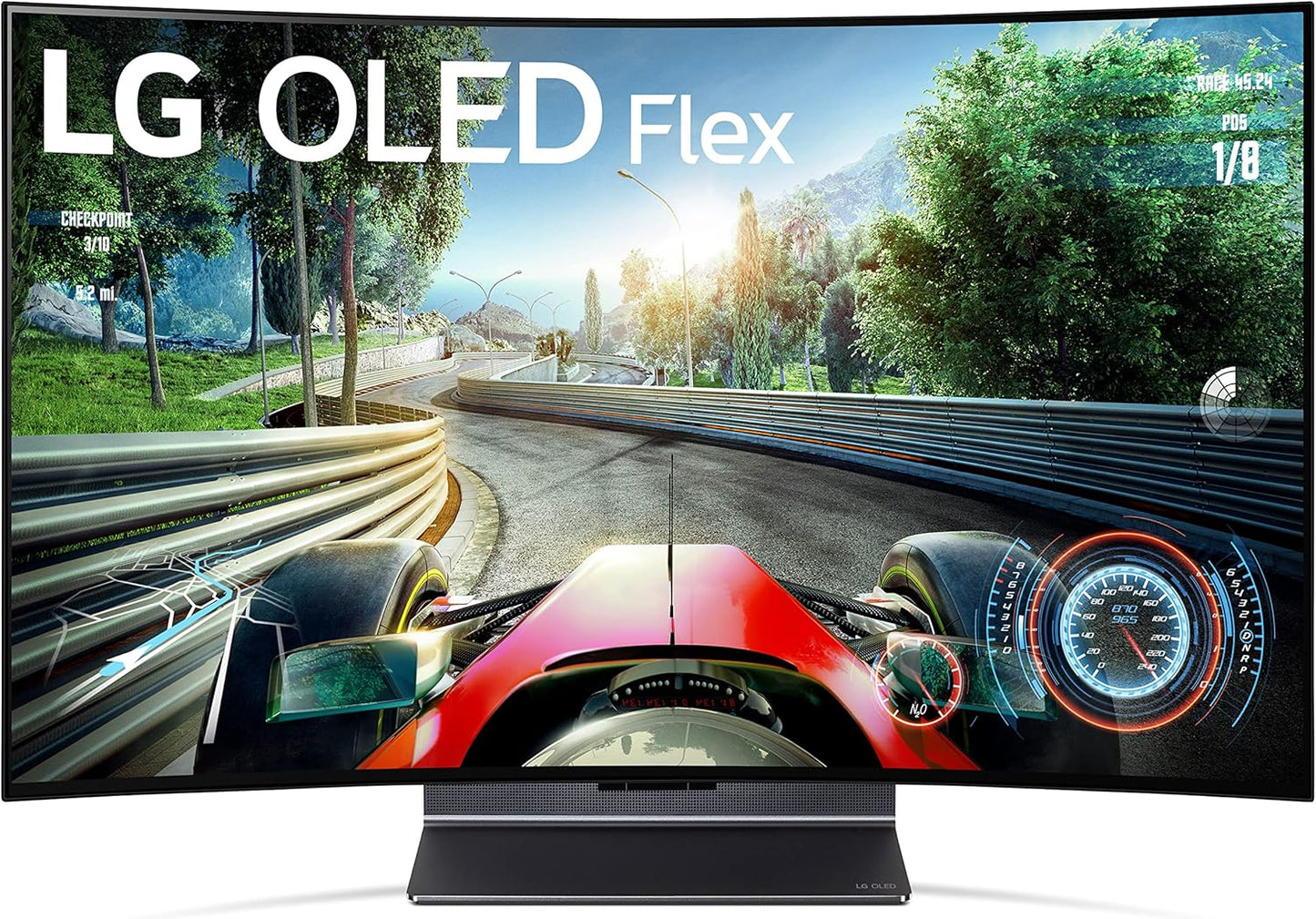 LG CRT2LG42LX3QPUA 42" OLED Flex Smart TV - 4K, Bendable, Renewed