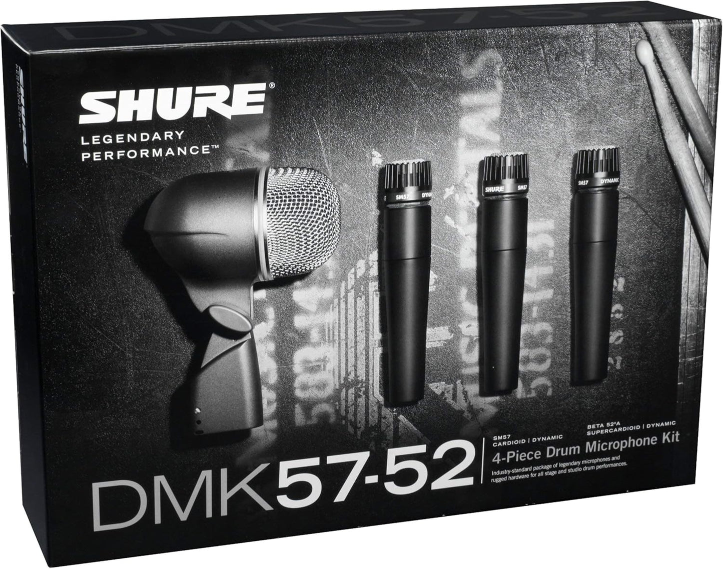 Shure DMK57-52 Drum Microphone Kit with Mounts