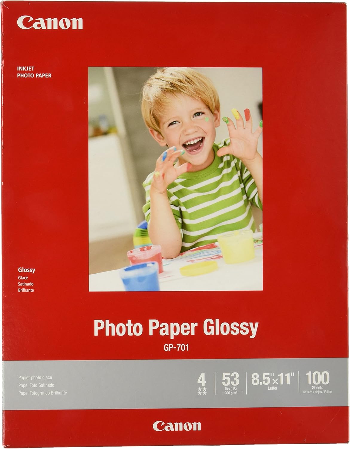 Canon 1433C004 Ink Glossy Photo Paper 8.5x11