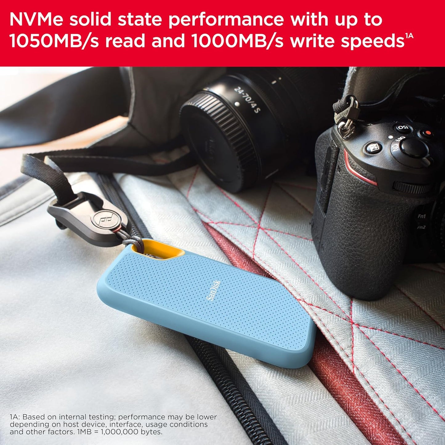 SanDisk SDSSDE61-1T00-G25B 1TB Extreme Portable SSD