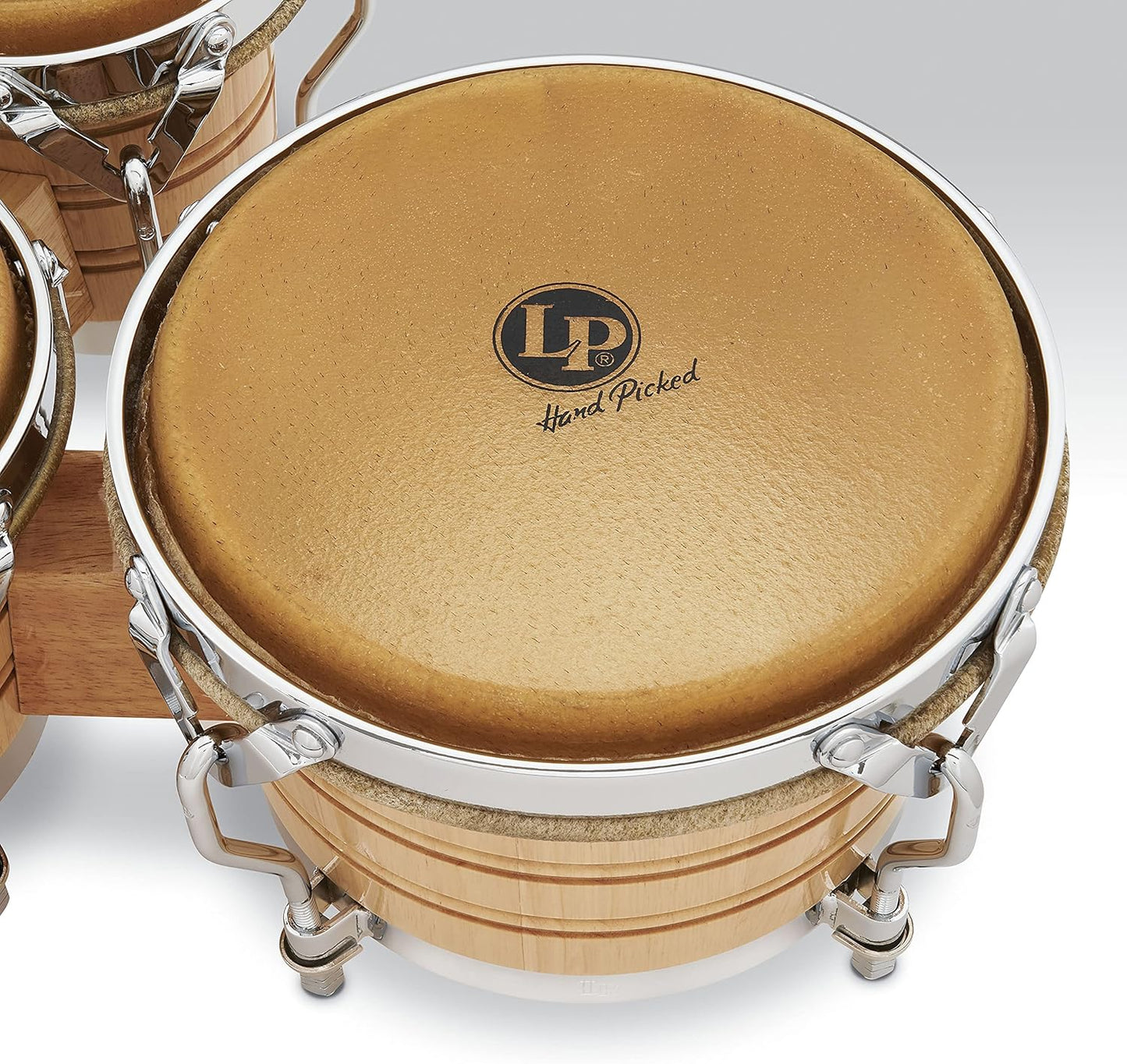 Latin Percussion LP202-AW Bongo Drum Natural Chrome