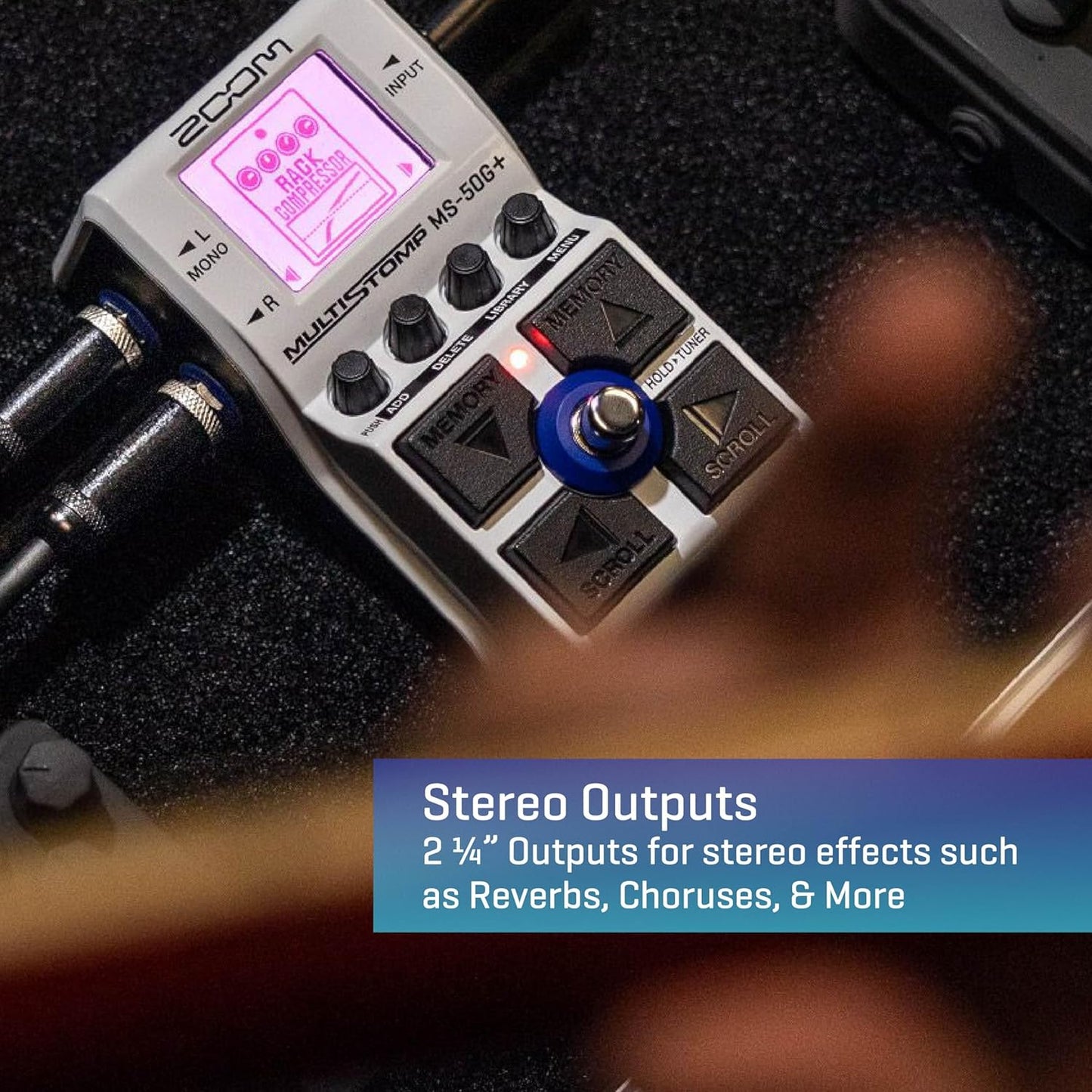 Zoom MS-50G+ MultiStomp Guitar Effects Pedal