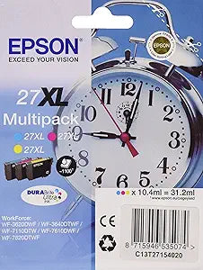 Epson 27XL Multipack Ink Cartridge Cyan Magenta Yellow — main product image