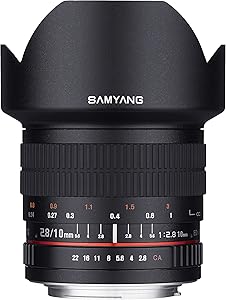 Samyang SY10MAF-N 10mm f/2.8 Ultra Wide Nikon Lens