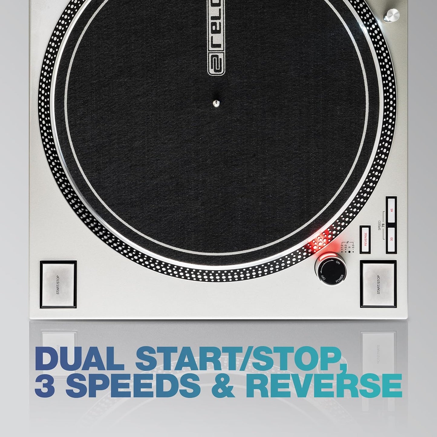 Reloop AMS-RP-7000-MK2-SLV Professional Direct Drive Turntable