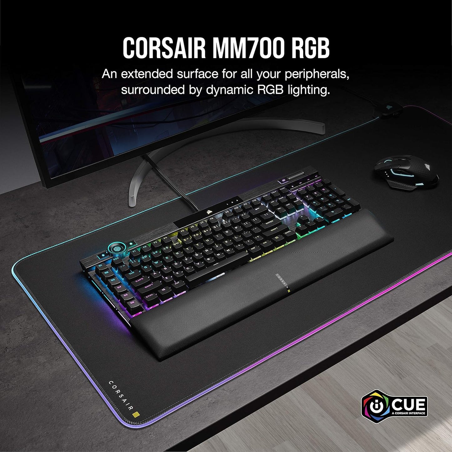 Corsair CH-9417070-WW MM700 RGB Extended Mouse Pad