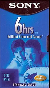 Sony FBA_5T120VR T120VR 5-Pack 120-Minute VHS Tapes