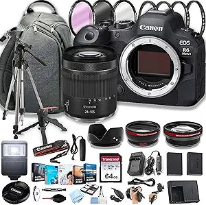 Canon EOS R6 Mark II 24-105mm Lens Bundle Renewed