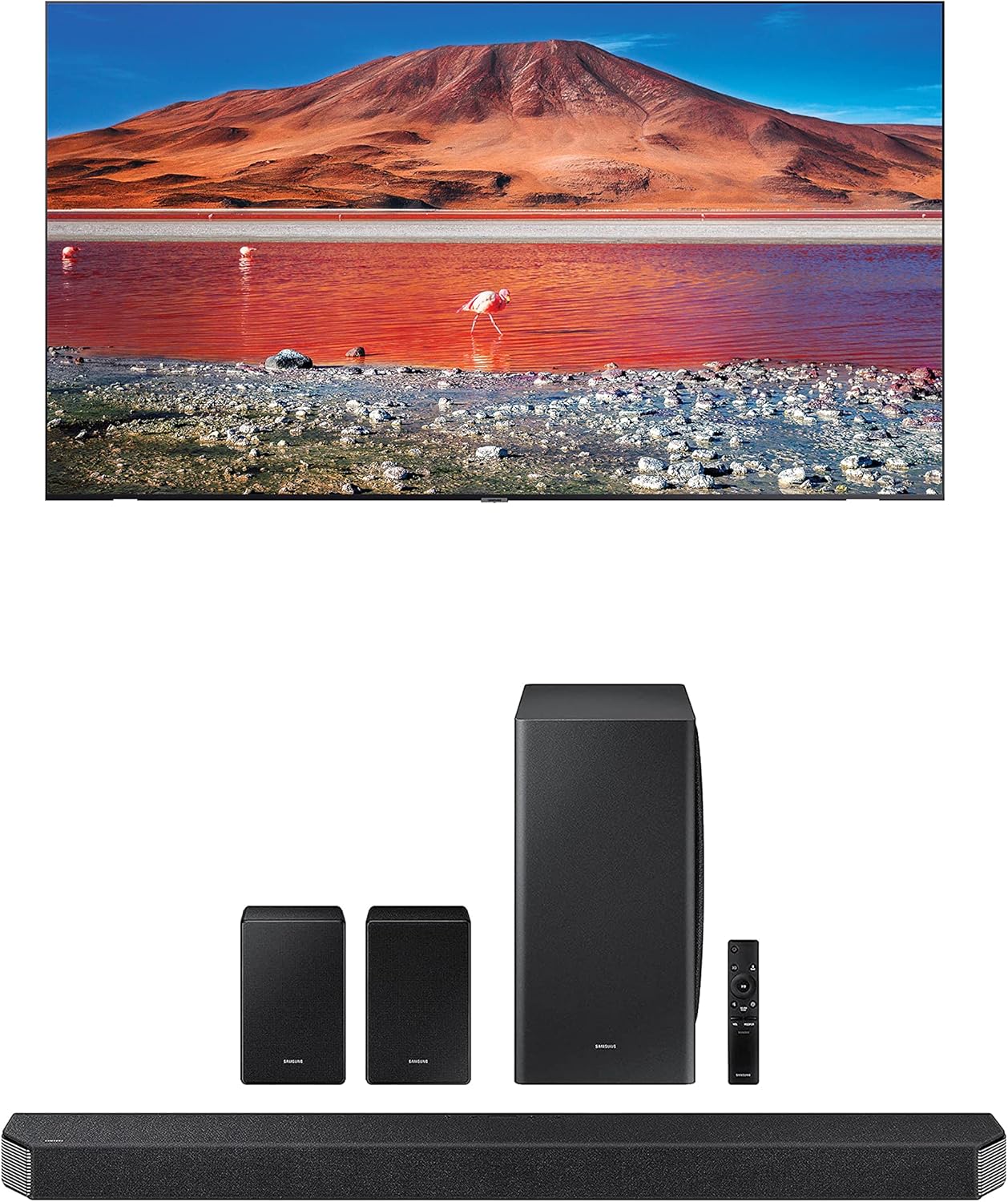 Samsung UN82TU7000 82" 4K TV with Q950A Soundbar (Used)