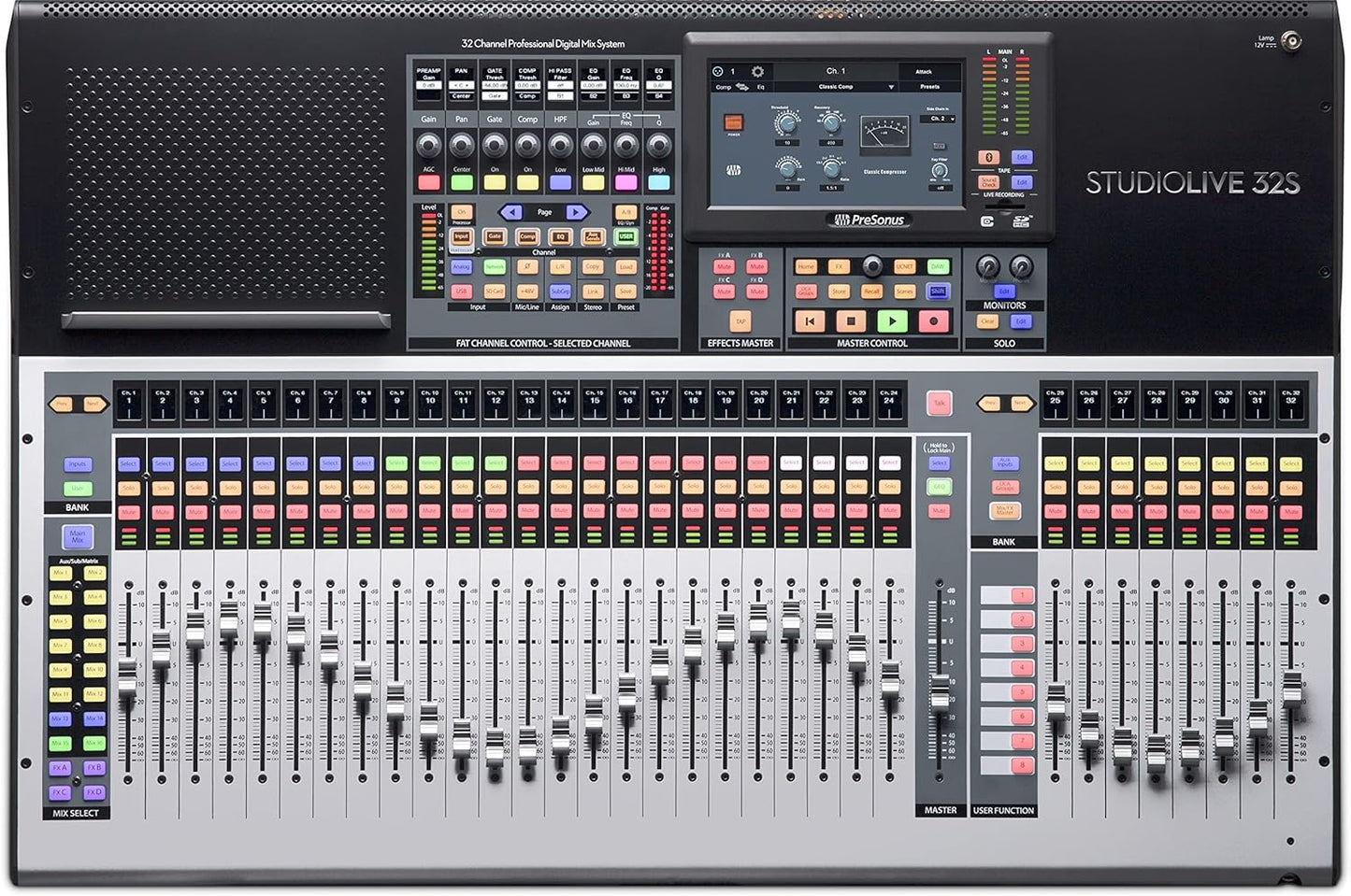 PreSonus 2779200401 StudioLive 32S Digital Mixing Console - AVB Networking