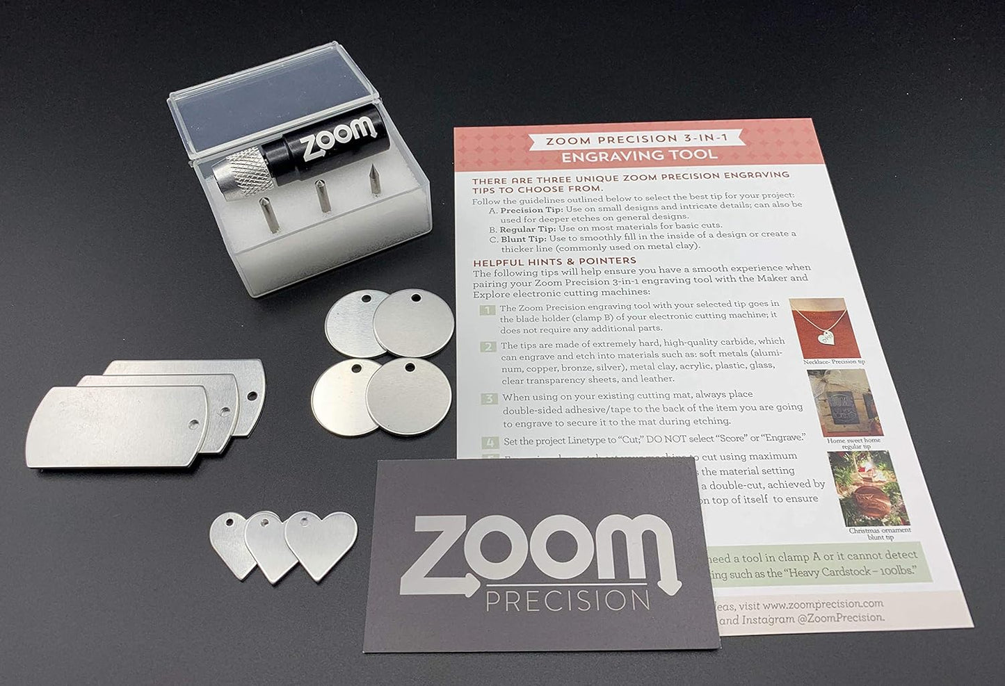 Zoom 1S Etching/Engraving Tool Kit for Silhouette