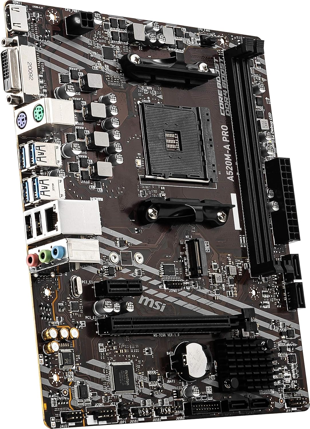 MSI A520M-A PRO Ryzen AM4 Micro-ATX Motherboard