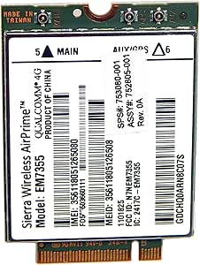 HP Sierra Wireless EM7355 Qualcomm 4G WWAN 753080-001