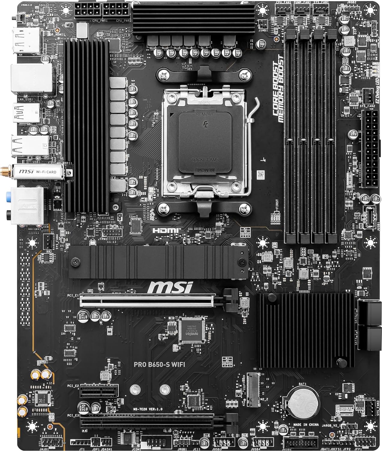 MSI B650SWIFI PRO Motherboard AMD Ryzen AM5