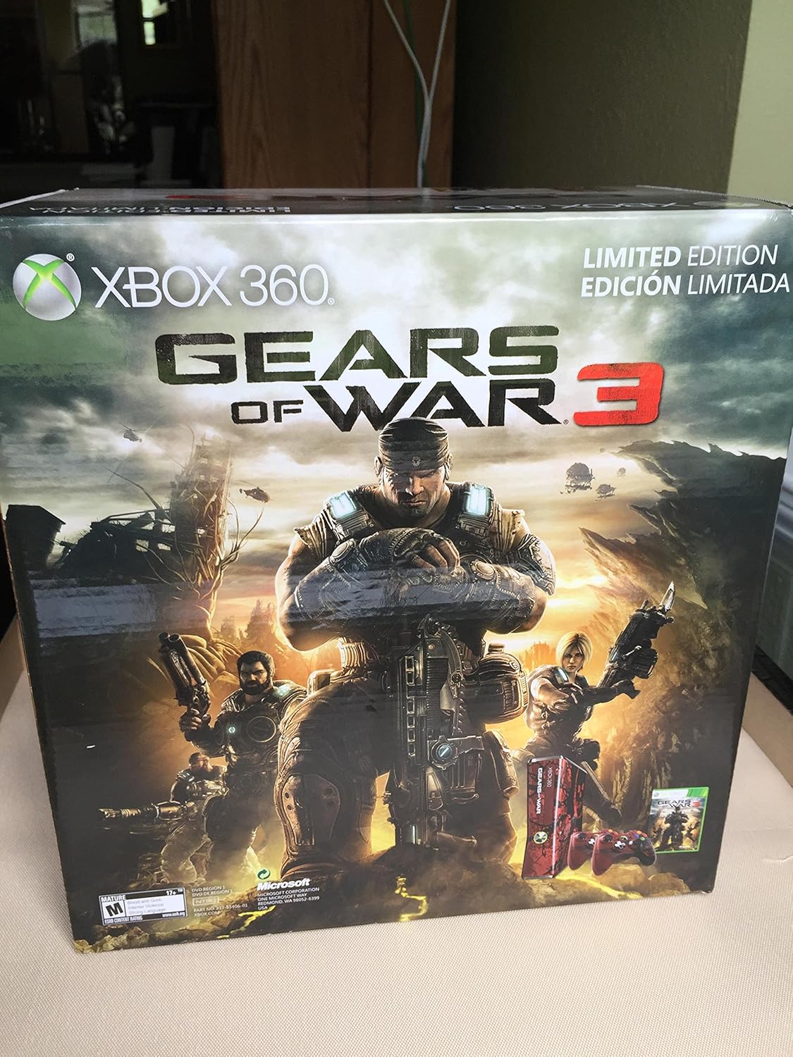 Microsoft E3 2011 Xbox 360 Gears of War 3 Limited Edition Console