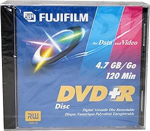 Fujifilm DVD+R 4.7GB General Purpose Discs 5-Pack