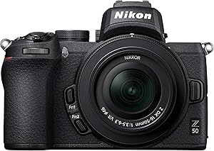 Nikon 1633 Z50 + 16-50mm Mirrorless Camera Kit (Renewed)
