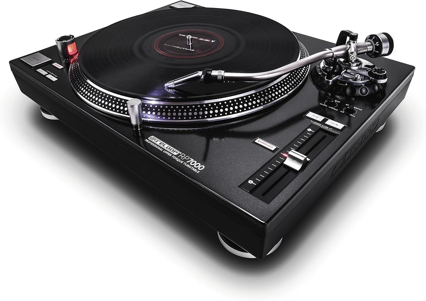Reloop AMS-RP-7000 Quartz DJ Turntable Direct Drive Black