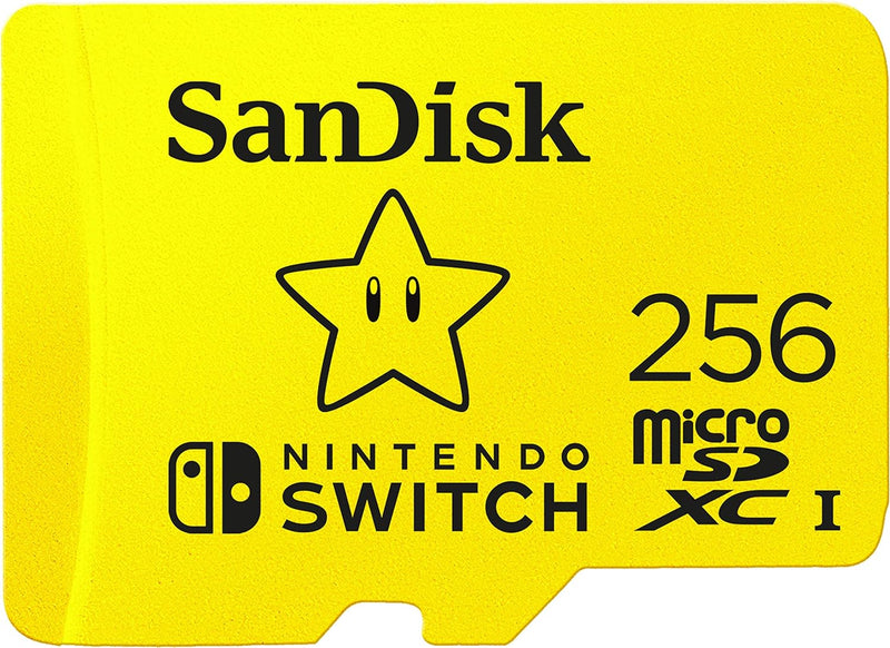 SanDisk SDSQXAO-256G-GNCZN 256GB microSDXC Nintendo Switch Licensed — main product image