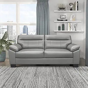 Lexicon 194840170761 Kassel Gray Living Room Sofa