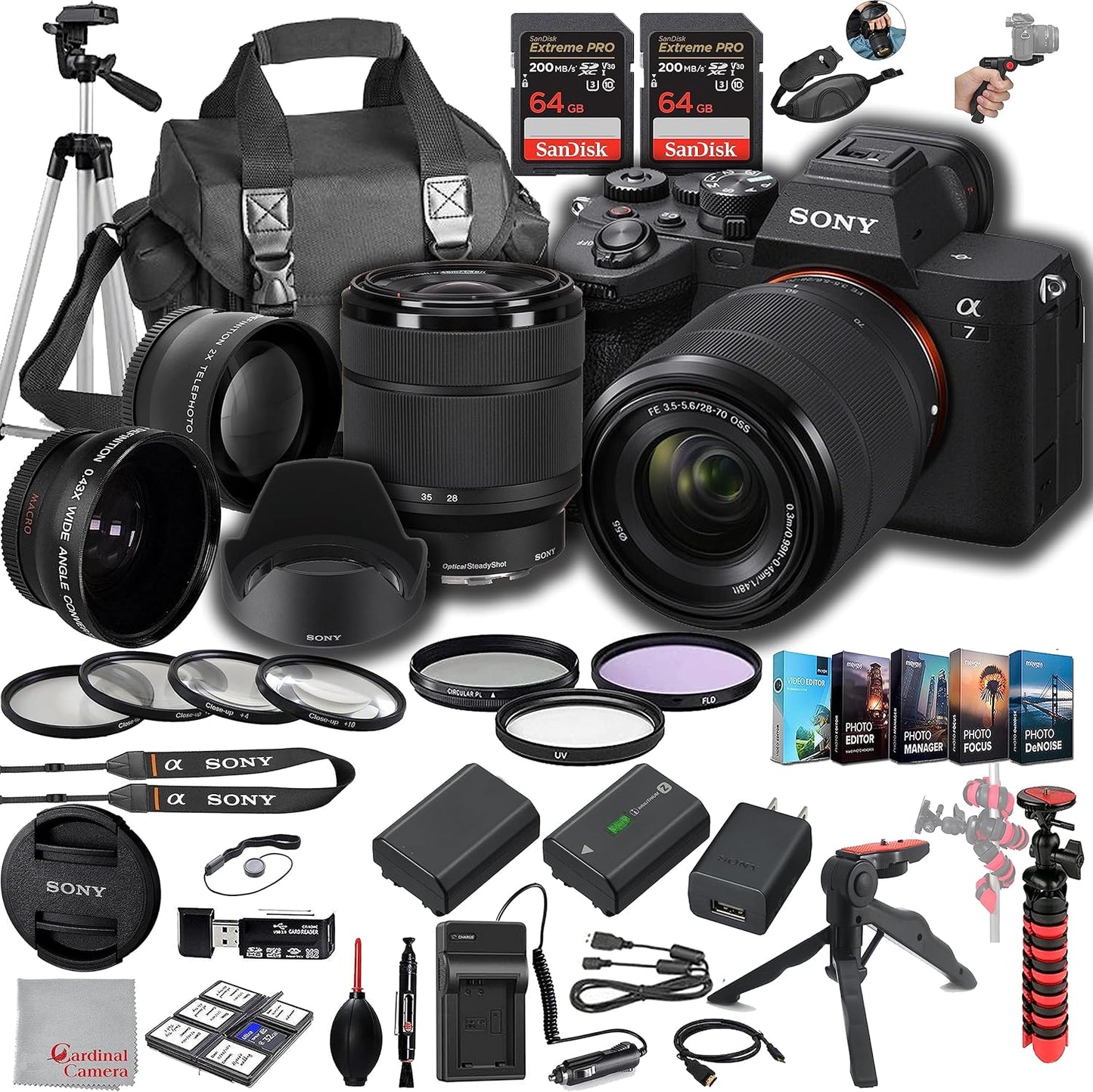 Sony A7IV 33MP Mirrorless Camera Bundle