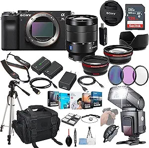 Sony ILCE7CL/B a7C Mirrorless Camera with 24-70mm Lens Bundle