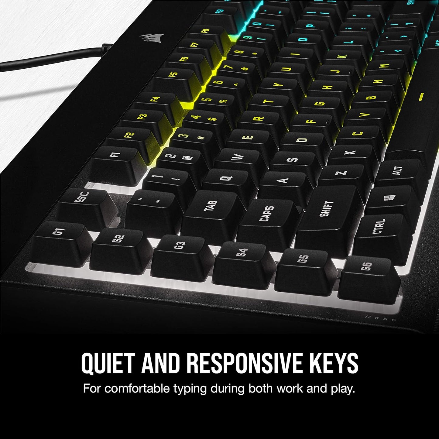 Corsair CH-9226765-NA/FF K55 RGB Pro Gaming Keyboard
