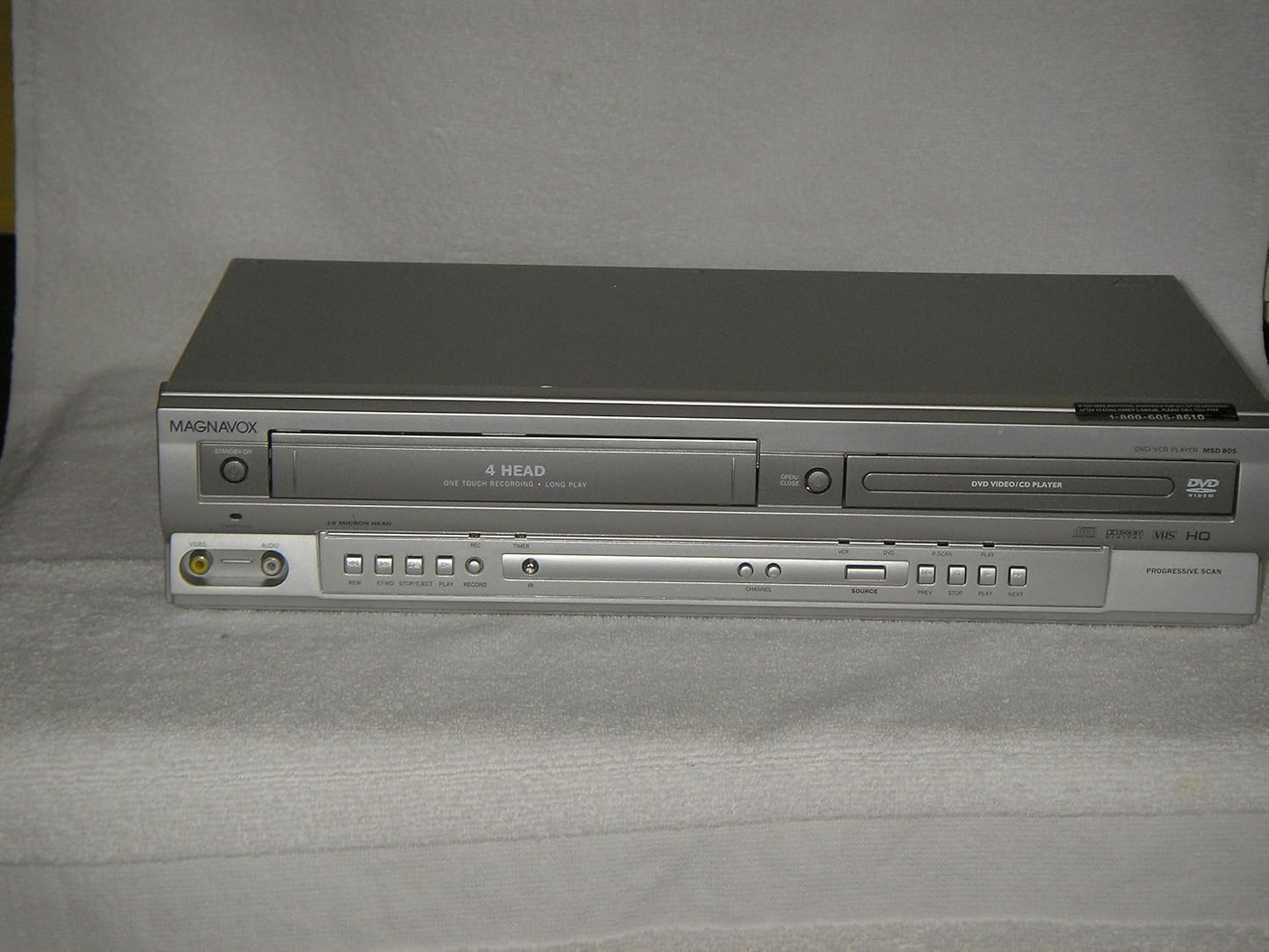 Magnavox MSD 805 DVD/VCR Combo Player