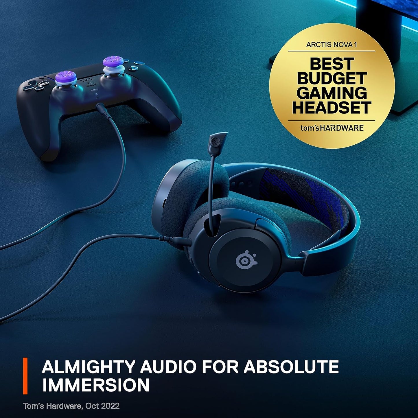 SteelSeries 61611 Arctis Nova 1P Multi-Platform Gaming Headset