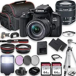 Canon EOS 850D (Rebel T8i) DSLR Kit with 18-55mm Lens — main product image