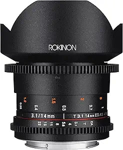 Rokinon DS14M-C Cine DS 14mm T3.1 Canon EF Lens