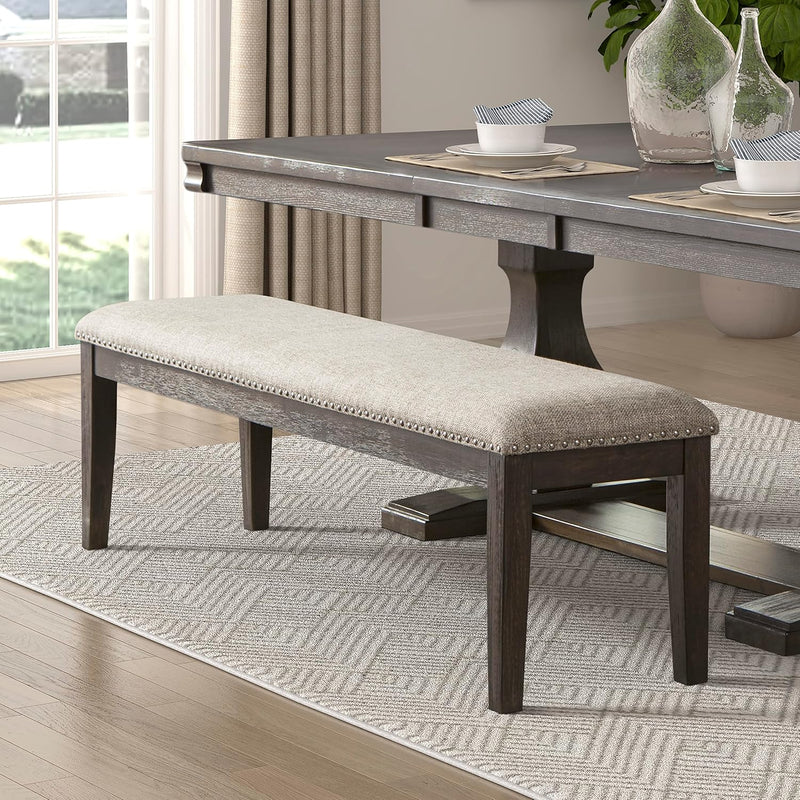 Lexicon 194840161141 Newbury Dining Bench Brown — main product image