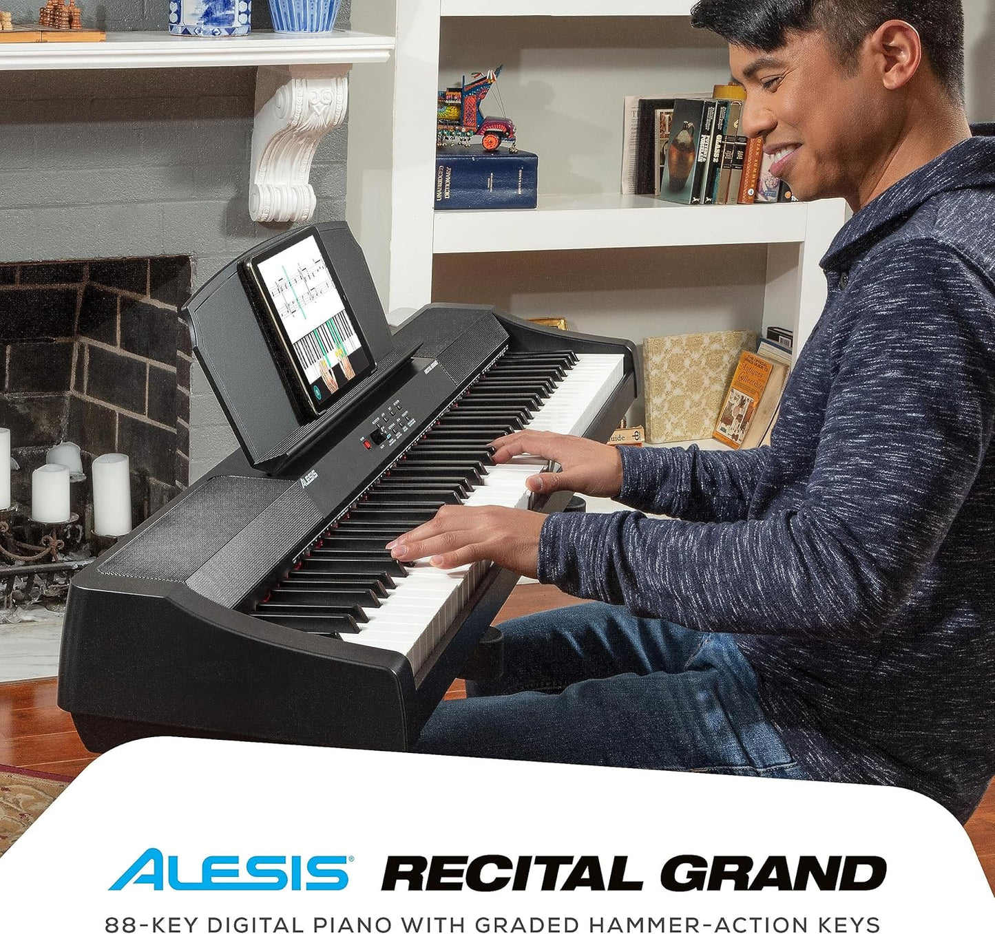 Alesis Recital Grand 88-Key Digital Piano Weighted