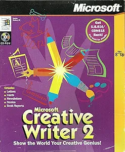 Microsoft Creative Writer 2 Software