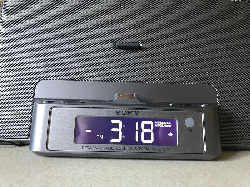 Sony 272740 iPod iPhone Alarm Clock Speaker Dock — main product image