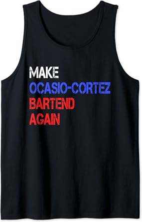 AOC Funny Political Conservative AOC Gift Tank Top — main product image