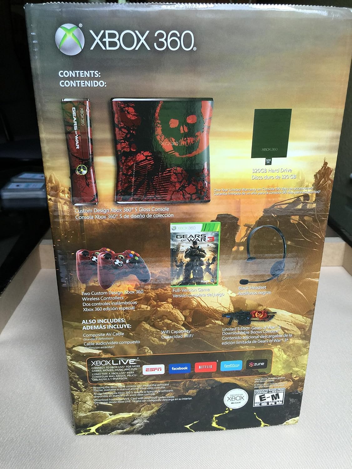 Microsoft E3 2011 Xbox 360 Gears of War 3 Limited Edition Console