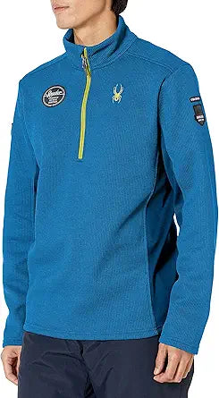 Spyder 205338 Mens Bandit Wengen Half Zip Sweater — main product image
