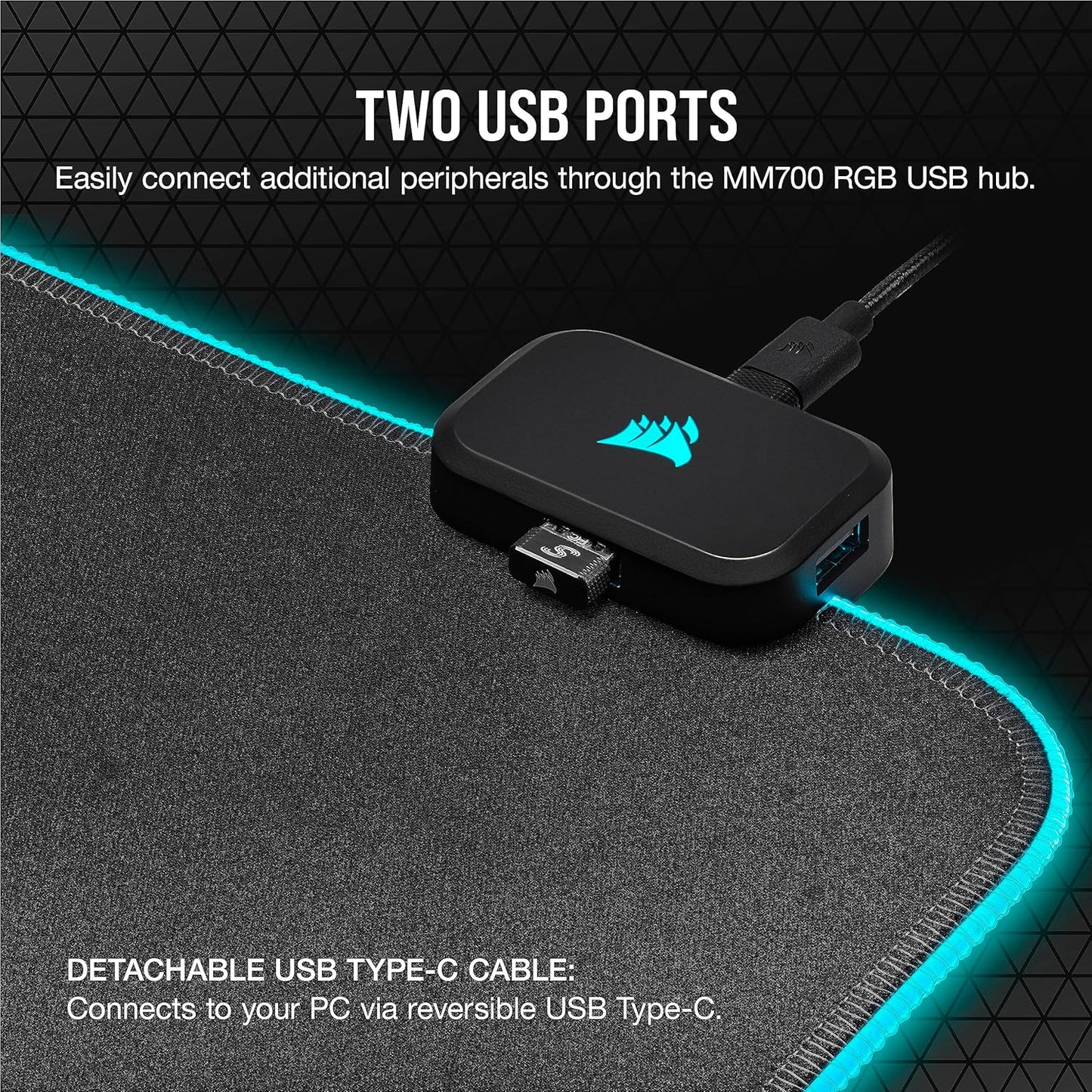 Corsair CH-9417070-WW MM700 RGB Extended Mouse Pad