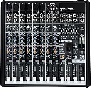 Mackie PROFX12 12-Channel USB Effects Mixer