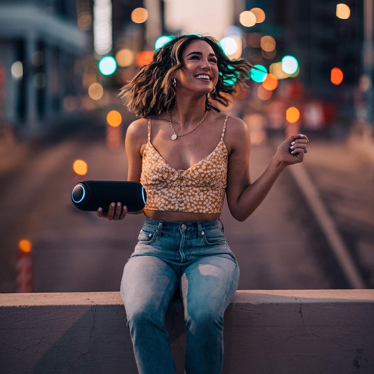 LG PL5 XBOOM Go Portable Bluetooth Speaker - LED Lighting