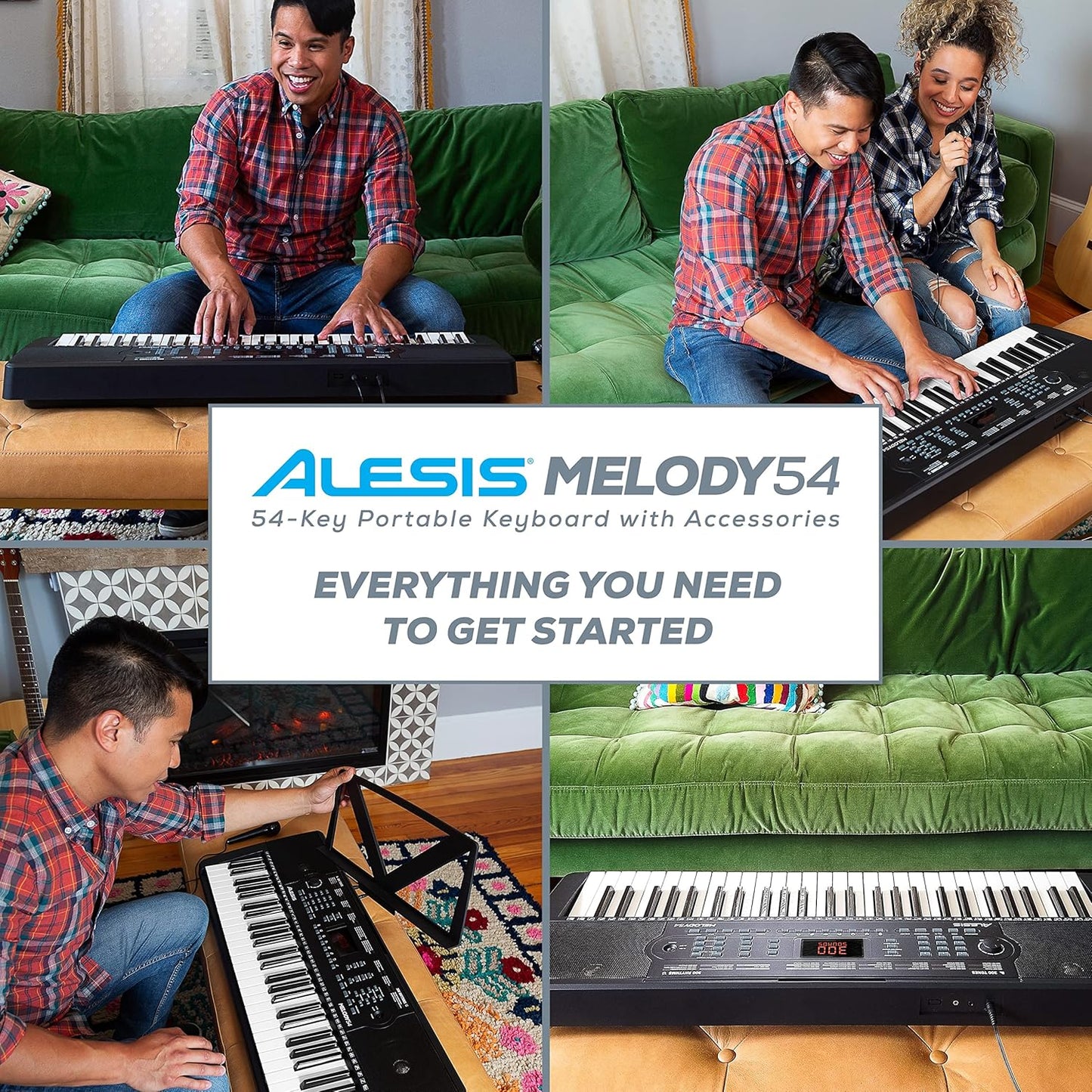 Alesis MELODY54 Electric Keyboard Piano 54 Keys Beginner