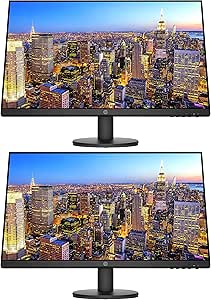 HP P27v G4 27-Inch FHD IPS Monitor 2-Pack — main product image