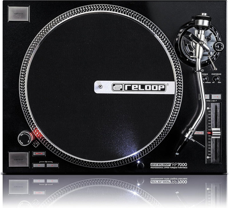 Reloop AMS-RP-7000 Quartz DJ Turntable Direct Drive Black — main product image