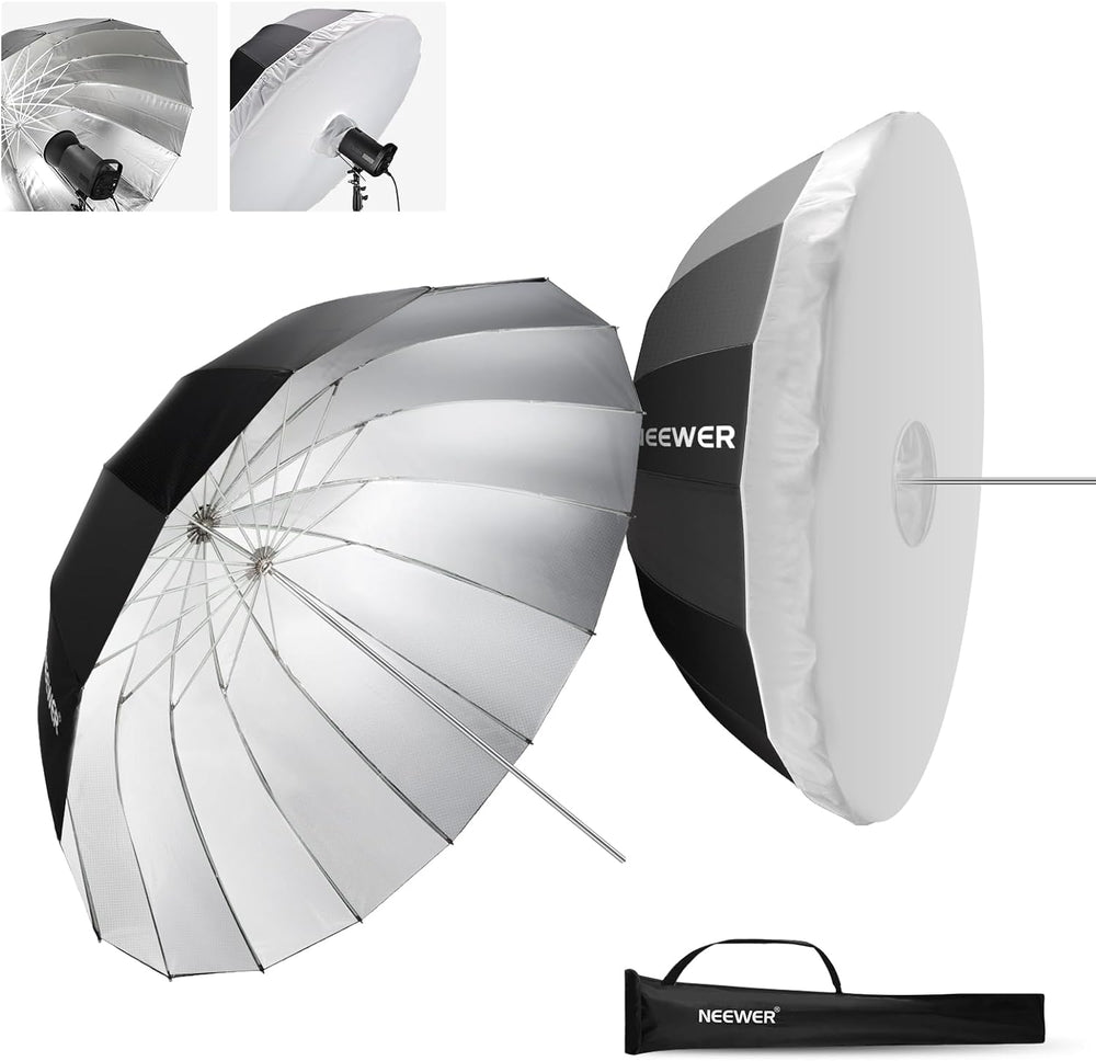 Neewer 71-Inch Parabolic Umbrella Review: Studio Lighting on a Budget