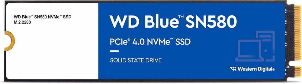 WD Blue SN580 1TB — Where It Sits in WD's NVMe Lineup