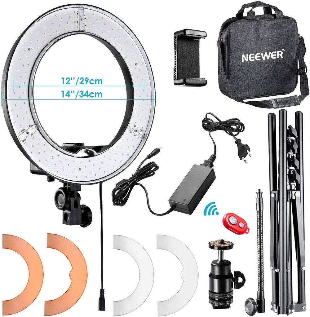 Neewer 10087109 14" LED Ring Light Stand Kit — Editorial Review