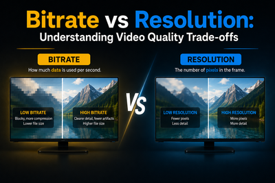 Bitrate vs Resolution: Understanding Video Quality Trade-offs